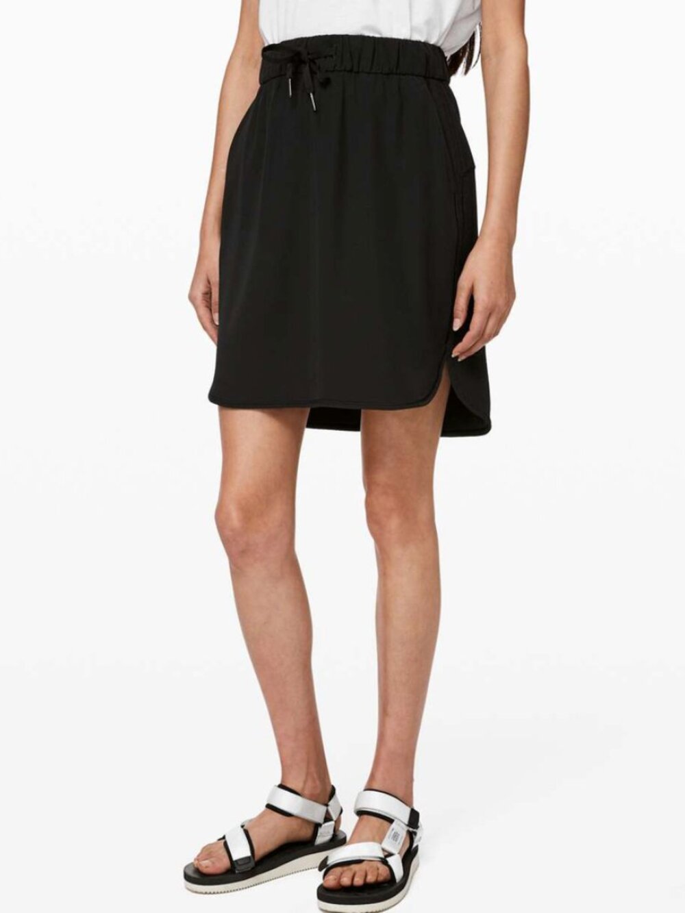 Lululemon On The Fly Skirt Woven Black